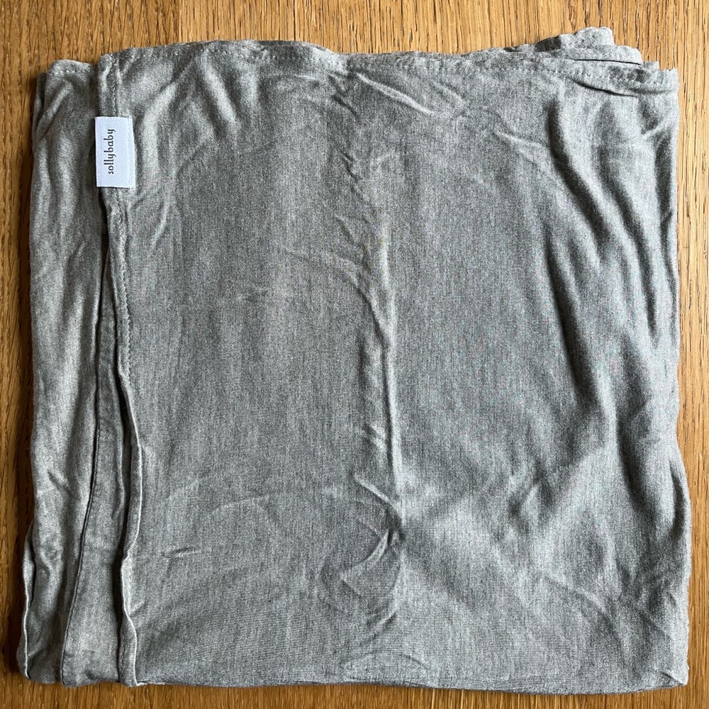 Solly Baby swaddle, sea salt